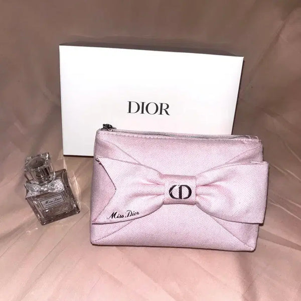 [BUNJANG] Dior Ribbon Denim Pouch / Dior 리본 데님 파우치