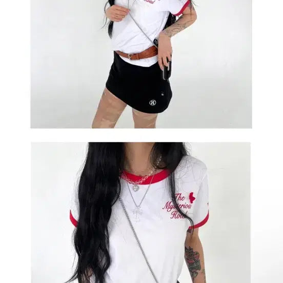 [BUNJANG] Mysterious Ringer T-Shirt / 미스테리어스 링거티