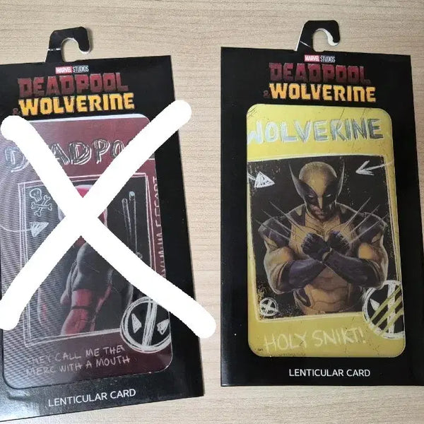[BUNJANG] Deadpool & Wolverine Lenticular Postcard (Sealed) / 데드풀과 울버린 렌티큘러 엽서 미개봉