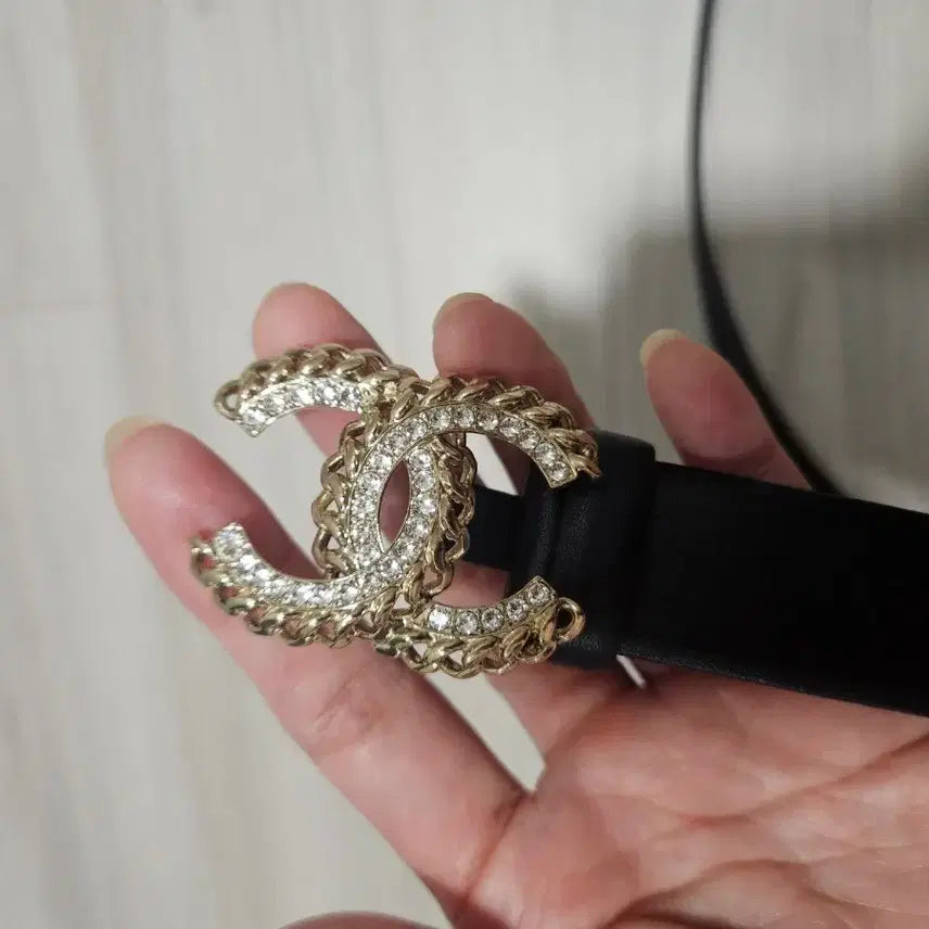 [BUNJANG] Chanel Leather Belt 80cm / 샤넬 정품 벨트 80사이즈