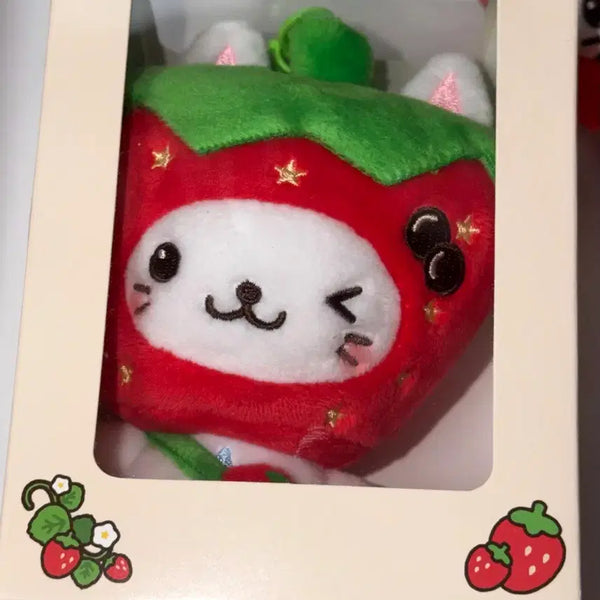 [BUNJANG] Strawberry Wish Doll Bubble Cat Yuu Set Sealed / (미개봉) 딸기 위시돌 버블냥 유우시