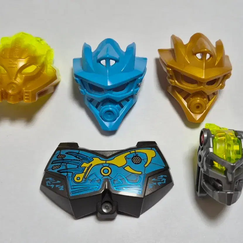 [BUNJANG] Bionicle Kanohi Masks 3 Types Set / 바이오니클 카노히 3종