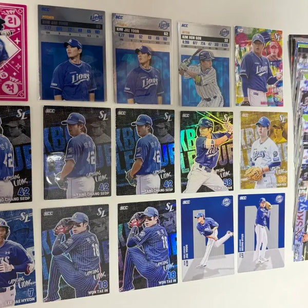 [BUNJANG] Samsung Lions KBO Card Bundle Set / KBO 카드 삼성라이온즈 일괄 판매(승리부적, 레코드, 페럴, 홀로, 노멀)