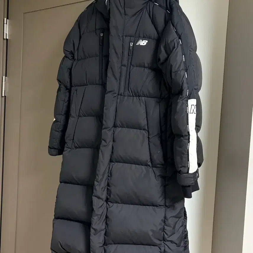 [BUNJANG] New Balance Long Padding Black S / 뉴발란스 롱패딩 블랙 s