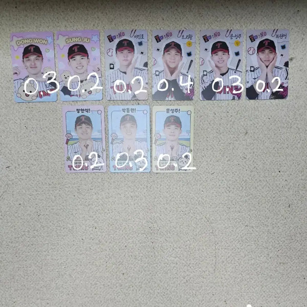 [BUNJANG] LG Twins Baseball Team Photocards / 엘지트윈스 포카 양도합니다.