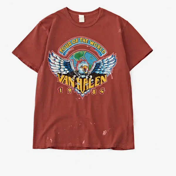 [BUNJANG] Madeone Van Halen Tour T-Shirt / 메이드원 반 헤일런 티셔츠