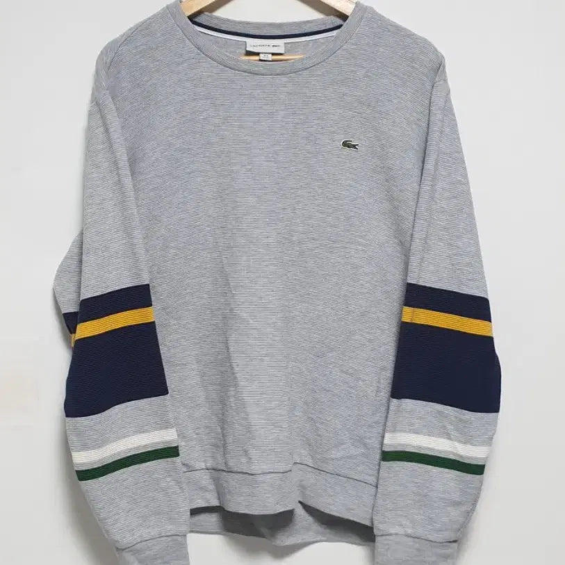 [BUNJANG] Lacoste Color Block Sweatshirt Size 110 / 라코스테 배색 맨투맨 110사이즈