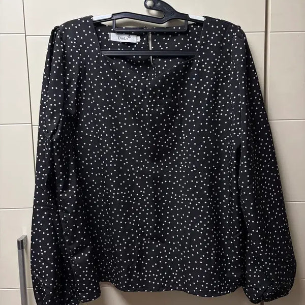 [BUNJANG] Polka Dot Blouse / 땡땡이 블라우스