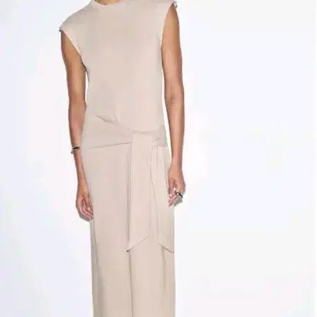 [BUNJANG] Zara Knotted Long Dress / 자라 매듭 롱원피스
