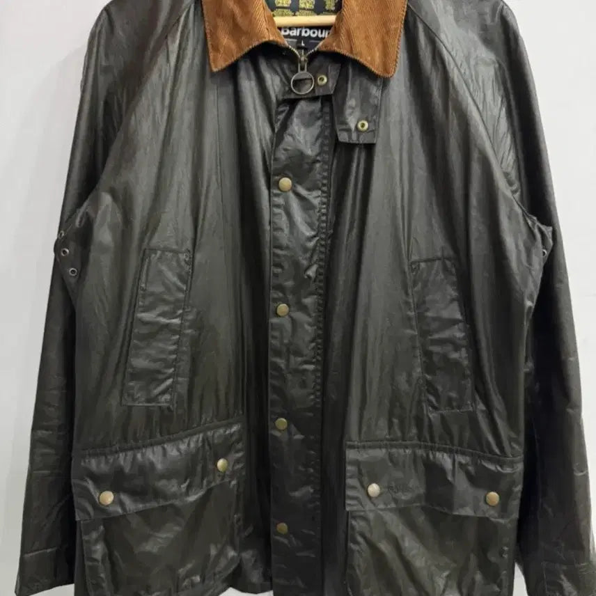 [BUNJANG] Barbour Lightweight Wax Jacket - Khaki, Size L / 바버 라이트웨이트 왁스자켓 L 판매합니다.