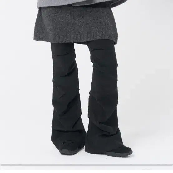 [BUNJANG] Miseki Seoul Shirring Bootcut Pants Black / 미세키서울 Shirring bootscut pants BLACK
