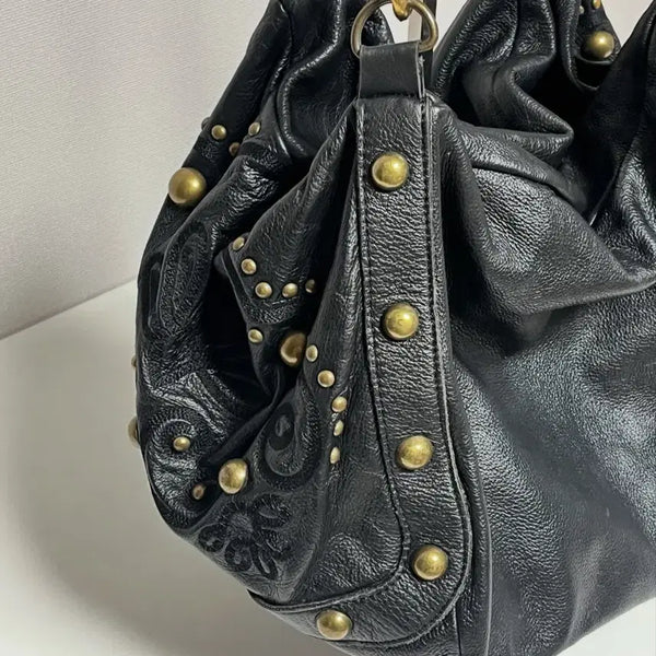 [BUNJANG] Vintage Leather Hobo Bag / 빈티지 레더 호보백