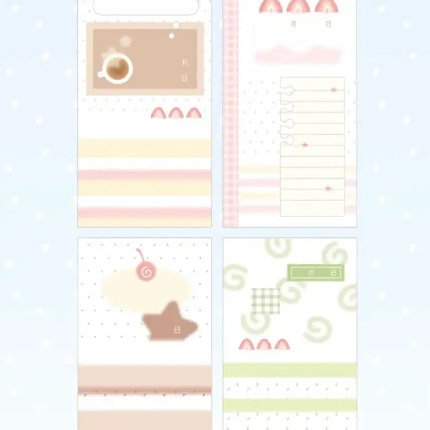 [BUNJANG] Various Designer Sticker Packs (MoJo Paper) / 모조지 원가띵 (프프/네버더레스/라연팬시/요요리)