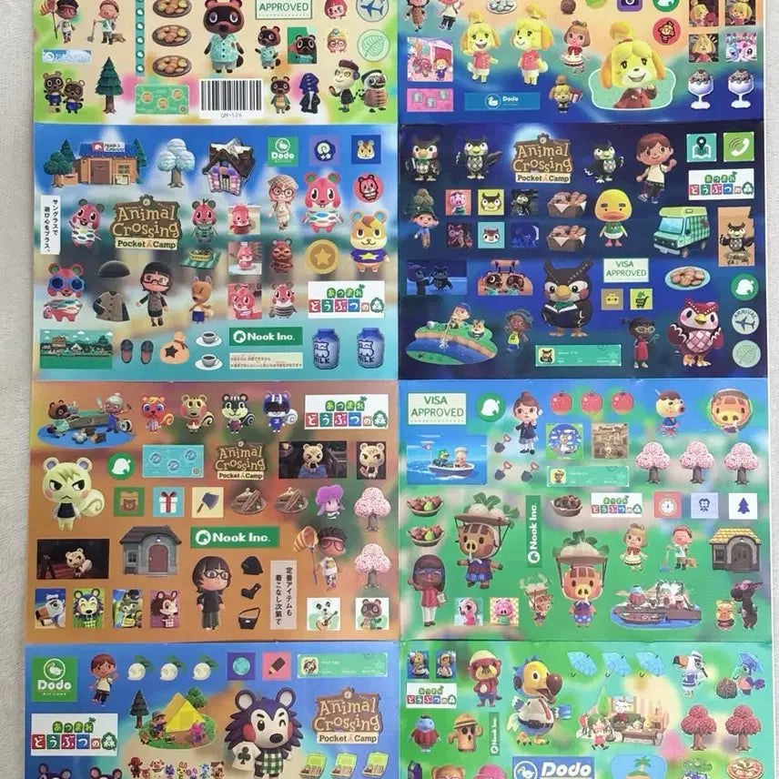 [BUNJANG] Animal Crossing Pocket Camp Sticker Set / 동물의 숲 포켓 캠프 스티커 모동숲