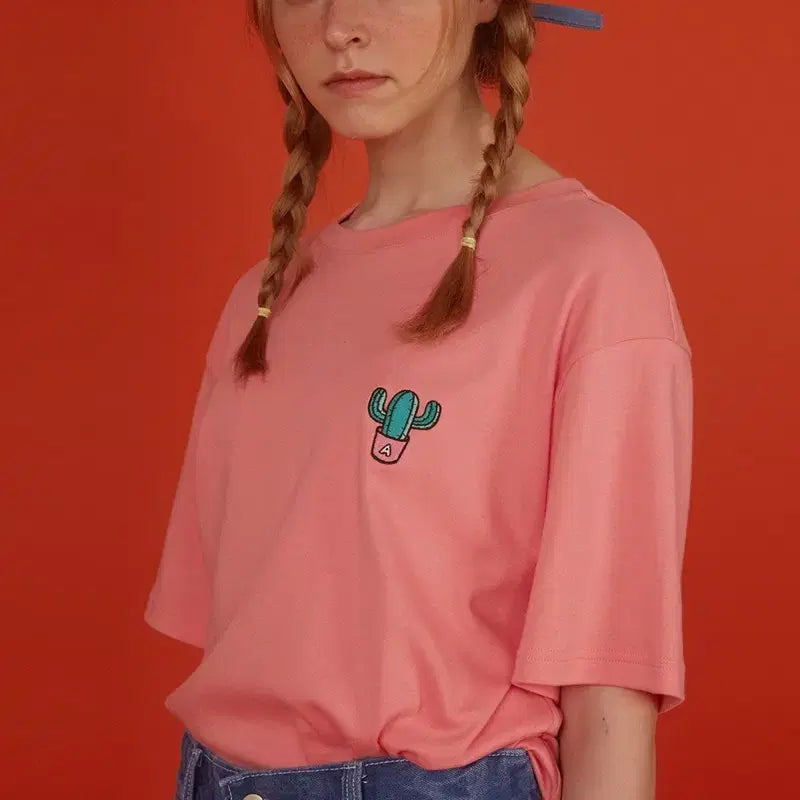 [BUNJANG] Ader Error Cactus T-Shirt / 아더에러 adererror 선인장 반팔 티셔츠
