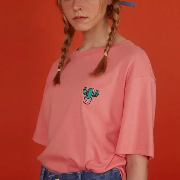 [BUNJANG] Ader Error Cactus T-Shirt / 아더에러 adererror 선인장 반팔 티셔츠