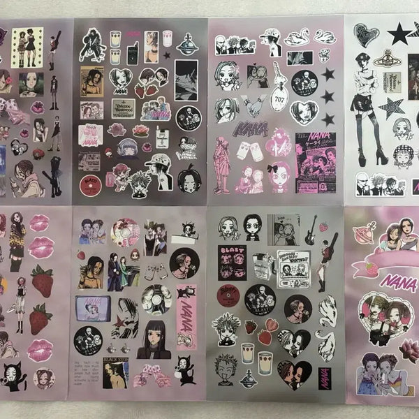 [BUNJANG] NANA Sticker Set (8 Sheets) / 8장) NANA 나나 스티커 세트