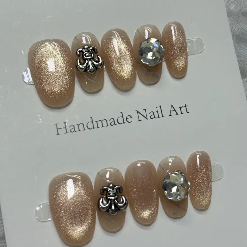 [BUNJANG] Handmade Nail Tips - M Size / 수제네일팁M사이즈(2cm)
