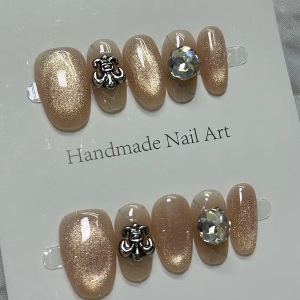 [BUNJANG] Handmade Nail Tips - M Size / 수제네일팁M사이즈(2cm)