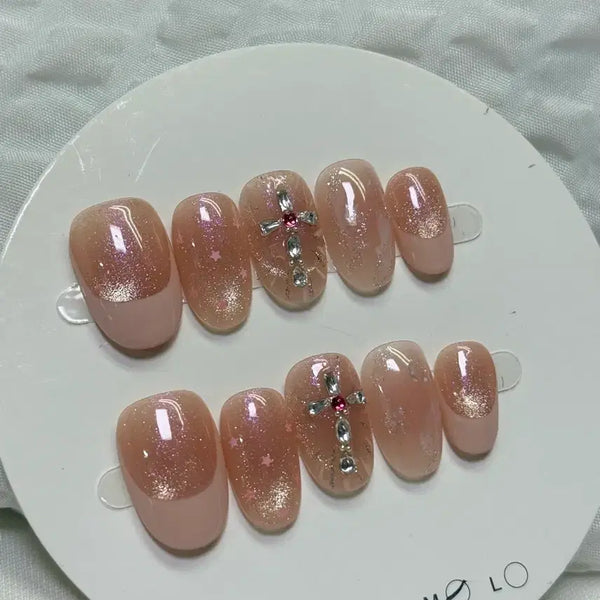 [BUNJANG] Handmade Nail Tips Size M (2cm) / 수제네일팁M사이즈(2cm)
