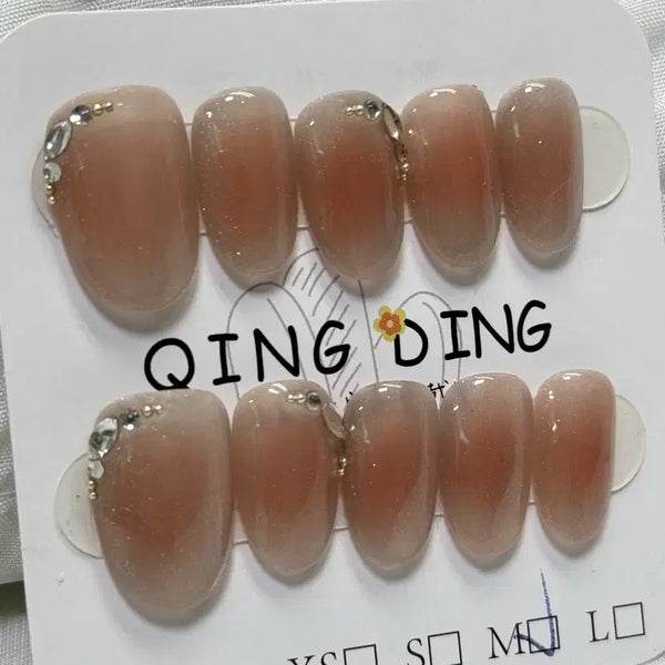[BUNJANG] Handmade Nail Tips - Size M / 수제네일팁M사이즈(2cm)