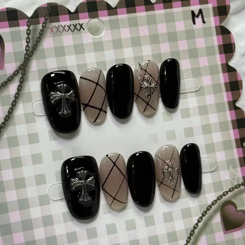 [BUNJANG] Handmade Nail Tips M Size / 수제네일팁M사이즈(2cm)