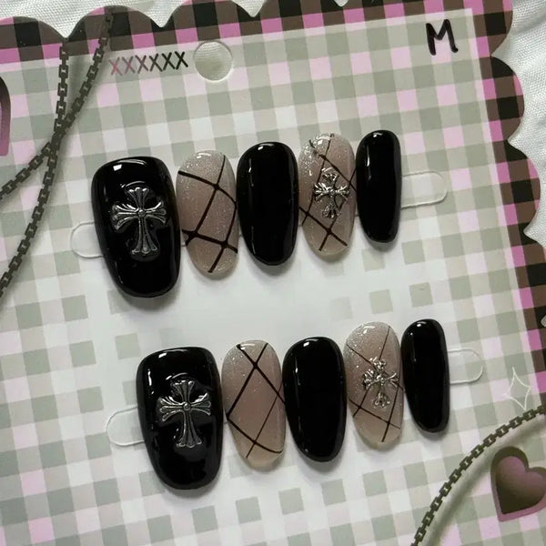 [BUNJANG] Handmade Nail Tips M Size / 수제네일팁M사이즈(2cm)