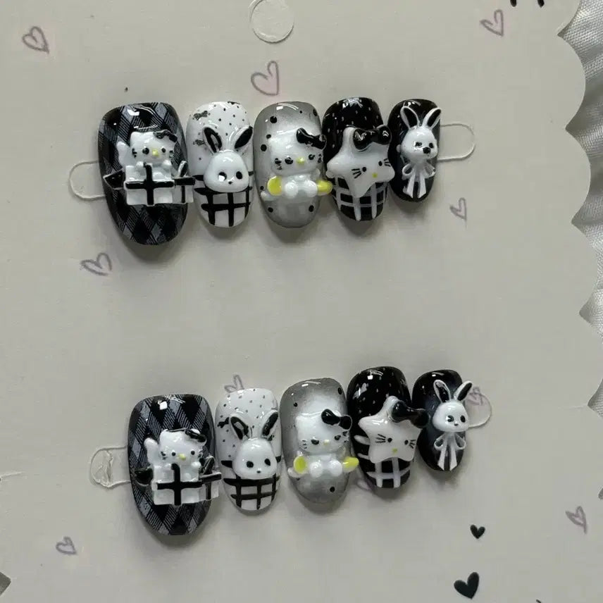 [BUNJANG] Handmade Nail Tips (M Size) / 수제네일팁M사이즈(2cm)