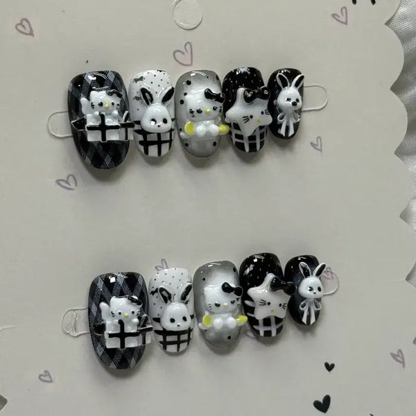 [BUNJANG] Handmade Nail Tips (M Size) / 수제네일팁M사이즈(2cm)