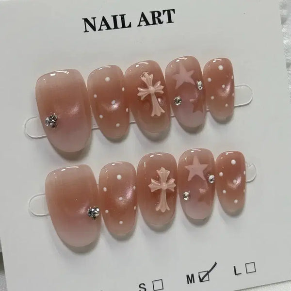 [BUNJANG] Handmade Nail Tips - Medium Size (2cm) / 수제네일팁M사이즈(2cm)