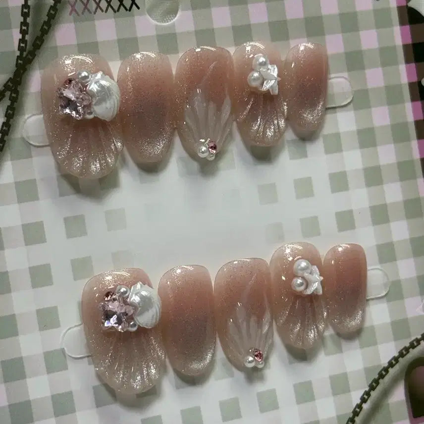 [BUNJANG] Handmade Nail Tips M Size (2cm) / 수제네일팁M사이즈(2cm)