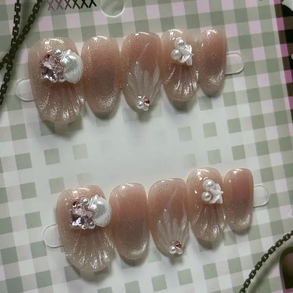 [BUNJANG] Handmade Nail Tips M Size (2cm) / 수제네일팁M사이즈(2cm)