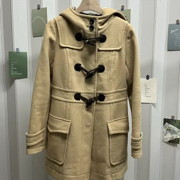 [BUNJANG] Burberry Blue Label Duffle Coat Women's / >정품 버버리 블루라벨 떡볶이 코트 여성