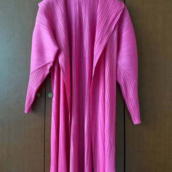 [BUNJANG] Pleated Long Cardigan / 플리츠 롱 가디건
