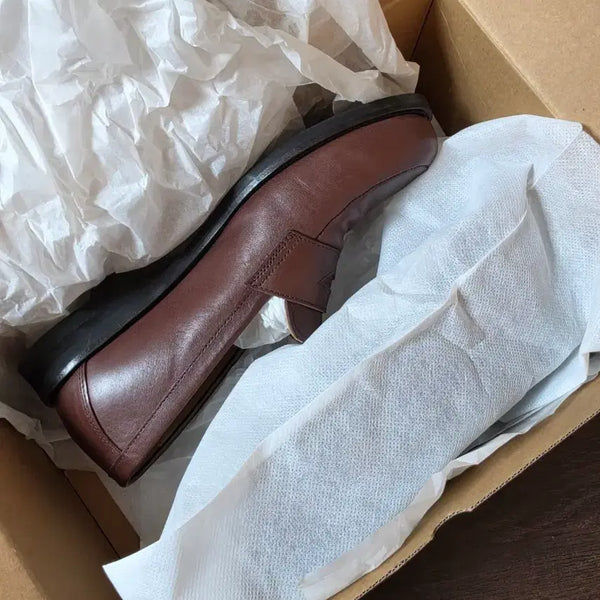 [BUNJANG] Josette Morgan Loafers Brown / 조셉트 모건 로퍼 브라운 245 실착 2회