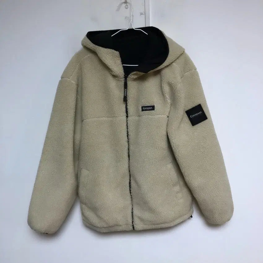 [BUNJANG] Covernat Fleece Hooded Jacket / 커버낫 남성 뽀글이 후드자켓 95M@9980