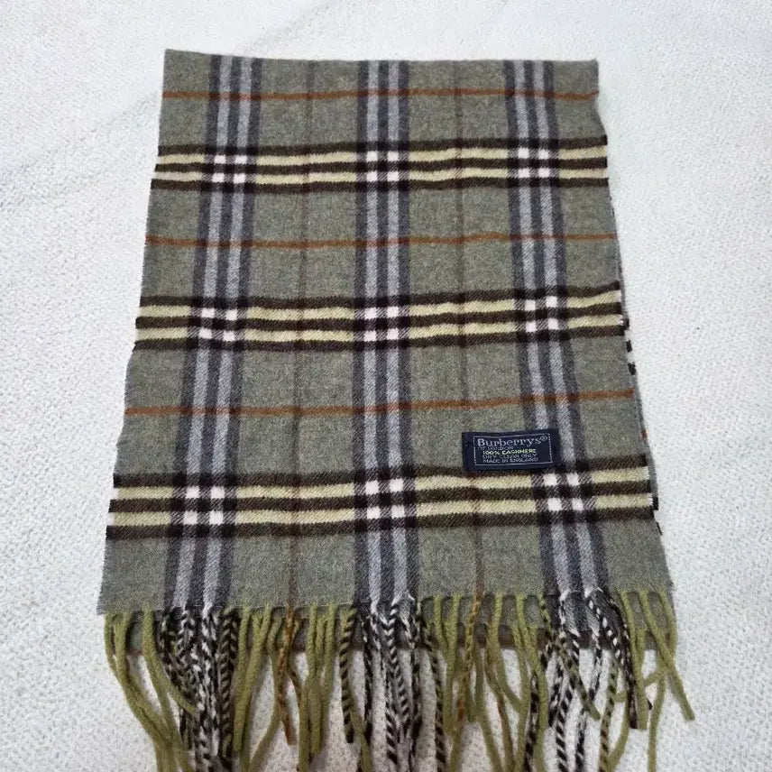 [BUNJANG] Burberry Cashmere Check Scarf / 버버리 캐시미어 체크 머플러