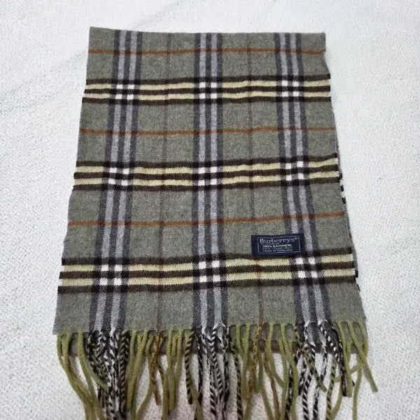 [BUNJANG] Burberry Cashmere Check Scarf / 버버리 캐시미어 체크 머플러