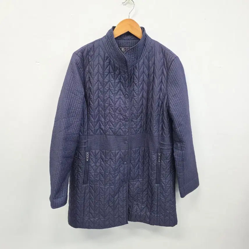 [BUNJANG] Kim Chang Suk Boutique Quilted Jacket Navy / 김창숙 부티크 퀼팅 자켓 99 네이비