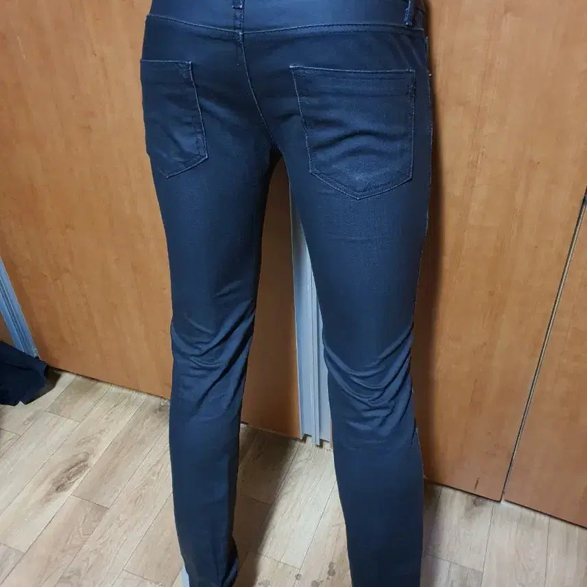 [BUNJANG] BENLORD Span Coated Jeans - Black, Size 29 / BENLORD스판코팅청바지29인치