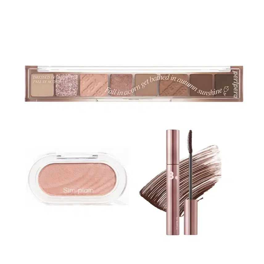 [BUNJANG] Peripera Eyeshadow + Simplerlane Cheek / 페리페라 금쪽이는왜가을웜이좋아 + 심플레인 글림온치크 레이지무스