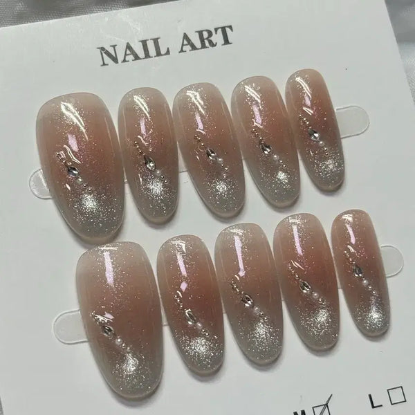 [BUNJANG] Handmade Nail Tips - Medium Size (2.5cm) / 수제네일팁 M(2.5cm)