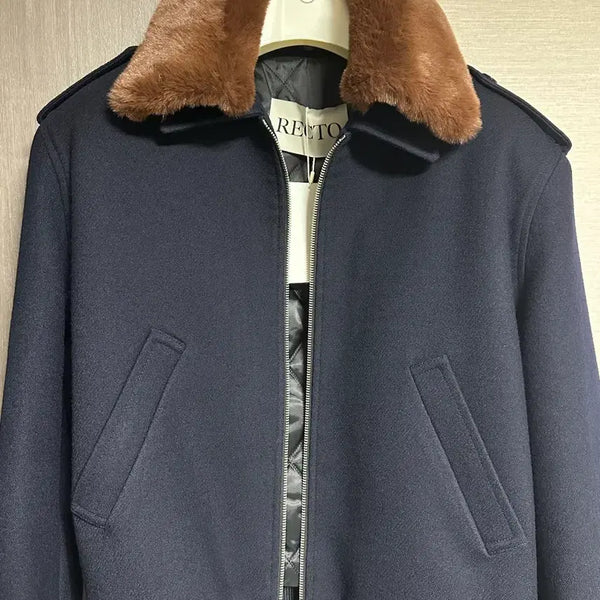 [BUNJANG] Recto Virgin Wool Jacket Navy S / 렉토 버진울 자켓 s