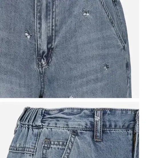 [BUNJANG] Thursday Island Embroidered Jeans / 써스데이아일랜드자수청바지