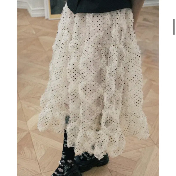 [BUNJANG] Hocus Pocus Dot Skirt / 호쿠스 포쿠스 도트 스커트