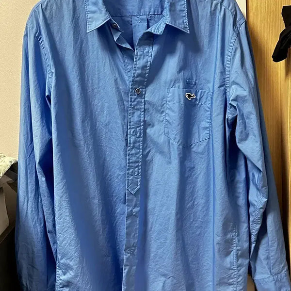 [BUNJANG] Nvdted Shirt Light Blue / 네이더스 셔츠