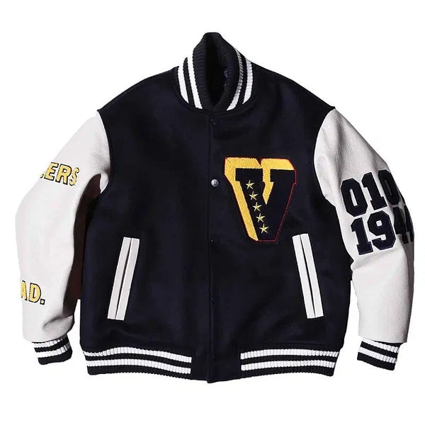 [BUNJANG] Blindfiles Varsity Jacket Size 2 / 블라인드파일즈 바시티 자켓 2사이즈