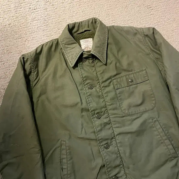 [BUNJANG] US Navy A-2 Wool Deck Jacket (L) / 80s 미 해군 A-2 울 파일 덱자켓 [L]