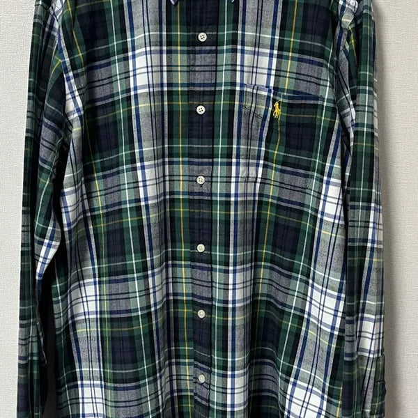 [BUNJANG] Polo Ralph Lauren Classic Fit Plaid Brushed Oxford Shirt - L / (L)폴로 랄프로렌 클래식핏 플래드 브러시 옥스포드 셔츠