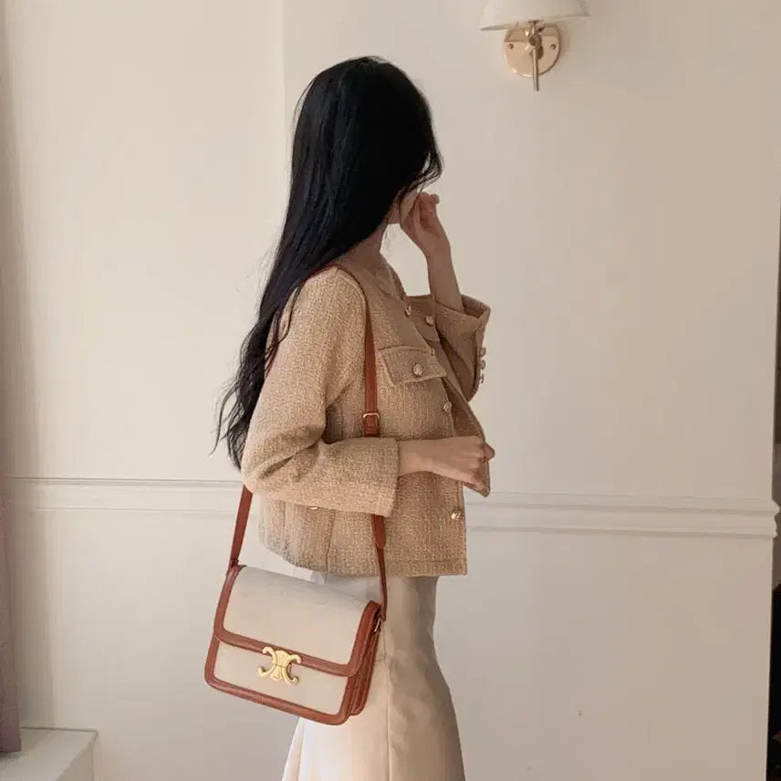 [BUNJANG] Classic Tweed Jacket / [새상품]데일리 트위드자켓(화이트/블랙/베이지/블루) 하객룩